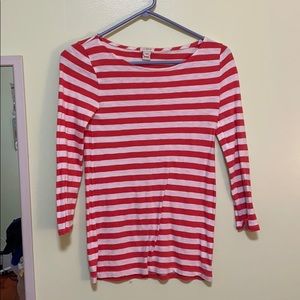 J crew striped shirt
